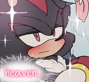 2boys animal_ears animal_nose black_fur blue_fur blush english_text fluffy furry furry_male furry_with_furry gloves green_eyes hedgehog_boy highres male_focus multiple_boys red_eyes shadow_the_hedgehog sitting sitting_on_lap sitting_on_person sonic_(series) sonic_the_hedgehog sonic_the_werehog sonic_unleashed sparkle tongue tongue_out unneul white_gloves yaoi rating:g score:1 post #10078055