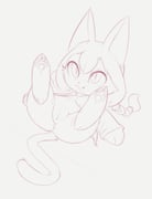 1girl :3 animal_ears animal_feet animal_hands animal_nose anus barefoot bottomless braid cat_busters cat_ears cat_girl cat_tail chibikemo cleft_of_venus coat commentary fangs feet full_body furry furry_female grey_background greyscale happy kekitopu lab_coat legs_up long_hair long_sleeves looking_up lying monochrome navel neko_hakase on_back open_clothes open_coat open_mouth pawpads pussy simple_background sketch smile soles solo spread_legs tail twin_braids twintails uncensored rating:e score:2 post #9604179