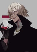 1boy alcohol bleach blonde_hair blood cape cup drinking_blood drinking_glass facial_hair fangs gloves hair_between_eyes halloween halloween_costume highres holding long_sleeves looking_at_viewer male_focus open_mouth shirt short_hair smile solo ui_1231 urahara_kisuke vampire_costume wine wine_glass yellow_eyes rating:g score:1 post #10170006