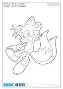 1boy absurdres animal_ears arm_up character_name clenched_hand company_name copyright_name english_text fox_boy fox_ears fox_tail full_body furry furry_male gloves greyscale highres lineart logo male_focus monochrome multiple_tails official_art open_mouth sega simple_background smile solo sonic_(series) sonic_channel sonic_team tail tails_(sonic) transparent_background two_tails uekawa_yuji web_address rating:g score:2 post #8694275
