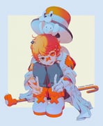 1boy :d animal_hat ankle_boots asertr bandaged_arm bandages boots border cane character_name chromatic_aberration coat collared_coat colored_sclera colored_shoe_soles commentary_request copyright_name double_v fingernails flag fukase full_body grey_border grey_pants hair_between_eyes hat head_flag head_on_knees headset hunched_over knees_up long_sleeves looking_at_viewer male_focus mismatched_sclera open_mouth outside_border pants point_(vocaloid) red_eyes red_hair red_sclera short_hair simple_background sitting smile solo swept_bangs tongue top_hat v vocaloid white_boots white_coat white_hat yellow_background rating:g score:0 post #10173644
