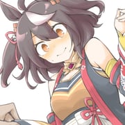 1boy 1girl ahoge akara_kai animal_ears black_hair blush breasts brown_eyes cleavage clothes_lift detached_sleeves horse_ears horse_girl kitasan_black_(crowning_ooban)_(umamusume) kitasan_black_(umamusume) looking_down short_hair shy skirt skirt_lift striped_hair umamusume white_background rating:s score:4 post #10174520