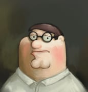 1boy brown_hair cleft_chin closed_mouth collared_shirt english_commentary family_guy fat fat_man frown glasses highres looking_at_viewer male_focus peter_griffin round_eyewear shirt short_hair solo very_short_hair white_shirt zoolpal rating:g score:1 post #10174272