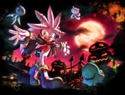 1boy 3582y :d animal_ears animal_nose bandages black_cape body_fur boots bracelet cape commentary_request cyan_wisp_(sonic) fangs full_moon furry furry_male gloves gold_bracelet grey_fur halloween hedgehog_boy highres in-universe_location jack-o'-lantern jade_wisp_(sonic) jewelry looking_at_viewer male_focus moon neck_fur necktie official_alternate_costume open_mouth outdoors outstretched_arms pumpkin_hill red_necktie short_tail silver_the_hedgehog silver_the_hedgehog_(vampire) smile solo_focus sonic_(series) sonic_adventure_2 sonic_colors standing tail walking white_fur white_gloves wisp_(sonic) yacker_the_wisp yellow_eyes rating:g score:2 post #10082436