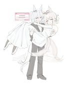 2girls ahoge animal_ears black_jacket black_pants black_suit blue_eyes blush carrying closed_eyes closed_mouth dress ear_ornament elbow_gloves gloves grey_hair grey_tail hair_between_eyes highres horse_ears horse_girl horse_tail jacket koppiaa long_hair long_sleeves multicolored_hair multiple_girls oguri_cap_(umamusume) open_mouth pants pantyhose princess_carry shirt sleeveless sleeveless_dress smile suit tail tamamo_cross_(umamusume) umamusume wedding_dress white_dress white_gloves white_pantyhose white_shirt yuri rating:g score:1 post #10174904