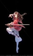1girl animification beling0210 black_hair brown_eyes chinese_clothes fa_mulan_(disney) flower hair_flower hair_ornament hanfu highres holding holding_sword holding_weapon katana long_hair looking_at_viewer makeup mulan_(movie) multiple_girls simple_background solo source_request sword weapon rating:g score:0 post #10170457