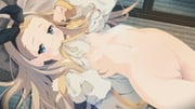 1girl black_hairband black_ribbon blonde_hair blue_eyes bottomless breasts censored clothes_lift commentary_request forehead gc3 groin hair_ribbon hairband highres hood hood_up hoodie hoodie_lift kurumi_(lycoris_recoil) long_hair long_sleeves looking_at_viewer lycoris_recoil lying mosaic_censoring mouth_hold navel nipples on_back on_floor pillow puffy_long_sleeves puffy_sleeves ribbon sleeves_past_wrists small_breasts solo tatami very_long_hair white_hoodie rating:e score:29 post #10158605