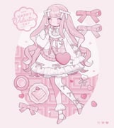 1girl asymmetrical_legwear blush bow bowtie cake cake_slice candy closed_mouth commentary dress dress_bow food frilled_sleeves frilled_socks frills fruit full_body hair_bow heart heart-shaped_food heart-shaped_lollipop highres holding holding_candy holding_food holding_lollipop lollipop long_hair long_sleeves looking_at_viewer lossy-lossless original pink_bow pink_bowtie pink_eyes pink_hair pink_shoes pink_theme shaped_lollipop shoes single_sock single_thighhigh sleeve_bow socks solo standing standing_on_one_leg strawberry symbol-only_commentary thighhighs tokareta_tamago uneven_legwear valentine white_bow white_dress white_socks white_thighhighs rating:g score:3 post #10167987