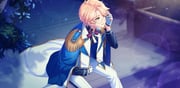 1boy afterl!fe blonde_hair commentary_request formal_clothes glasses gloves green_eyes highres korean_commentary looking_to_the_side louis_(afterl!fe) male_focus official_art open_mouth pants partially_fingerless_gloves second-party_source short_hair sitting smile solo suit teeth rating:g score:1 post #5566825