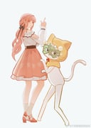 1girl animal ankle_socks arm_cutout bad_source belt black_belt black_bow black_choker black_eyes black_ribbon blunt_bangs bow bowtie bra_strap brown_eyes cat chinese_commentary choker cloak closed_mouth clothed_animal clothing_cutout commentary_request ear_covers eyelashes eyes_visible_through_hair finger_gun frilled_shirt frilled_skirt frilled_sleeves frills full_body green_mask hair_bow hair_intakes hair_ribbon happy high_heels highres hood hood_up hooded_cloak infinity_nikki long_hair long_legs long_sleeves looking_at_viewer low_twintails mask masquerade_mask medium_skirt momo_(nikki) momo_longlegs_(infinity_nikki) nikki_(nikki) nikki_(series) off-shoulder_shirt off_shoulder paw_pose perfect_start_(infinity_nikki) pink_hair pink_shoes pink_skirt pleated_skirt print_skirt puffy_long_sleeves puffy_sleeves pumps red_bow red_bowtie ribbon shirt shoes simple_background skirt sleeves_past_wrists smile snowflake_print socks standing tress_ribbon twintails very_long_hair watermark wavy_hair weibo_watermark white_background white_cat white_shirt white_socks yellow_cloak youyutiao rating:g score:0 post #10165424