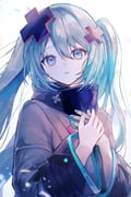 1girl absurdres aqua_nails batsu_miku black_jacket fingernails hair_ornament hatsune_miku highres jacket kowareta_sekai_to_utaenai_miku long_hair looking_at_viewer open_mouth pipi_(pipinavigation) project_sekai simple_background solo vocaloid white_background rating:g score:6 post #10142666