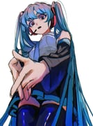 1girl absurdres aqua_hair aqua_necktie aqua_trim bare_shoulders black_boots black_skirt boots breasts chromatic_aberration commentary_request detached_sleeves film_grain from_below grey_shirt hair_ornament hatsune_miku headset highres interlocked_fingers long_hair looking_at_viewer necktie shirt simple_background sketch skirt sleeveless sleeveless_shirt small_breasts solo thigh_boots twintails uji_kintoki-kun very_long_hair vocaloid white_background rating:g score:0 post #10175958