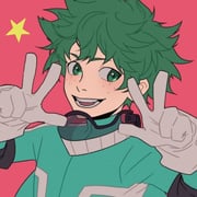 1boy boku_no_hero_academia double_w freckles gloves green_eyes green_hair hands_up looking_at_viewer male_focus midoriya_izuku non-web_source open_mouth pontyk_blya red_background short_hair simple_background smile solo source_request star_(symbol) teeth upper_body w white_gloves rating:g score:1 post #10174461
