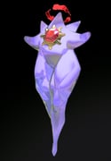 absurdres black_background colored_skin commentary dynamax english_commentary full_body gem gigantamax gigantamax_(other) highres mega_pokemon mega_starmie muscular no_eyes no_humans pokemon pokemon_(creature) pokemon_focus pungson_mori purple_skin red_clouds red_gemstone simple_background solo starfish starmie rating:g score:20 post #10134284