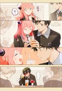 ... 1girl 4boys ^^^ aged_up anya_(spy_x_family) arrow_(symbol) asphyxiation black_hair blush choking_on_object closed_eyes comic commentary_request damian_desmond drinking_straw drinking_straw_in_mouth eden_academy_school_uniform emile_elman ewen_egeburg fork green_eyes hairpods hetero highres indirect_kiss long_hair multiple_boys open_mouth pink_hair school_uniform smile spoken_ellipsis spy_x_family yamasuke040 rating:g score:13 post #8656352