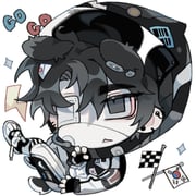 1boy animal_ears black_eyes black_hair chibi chibi_only dilnyan03 english_commentary eyepatch full_body helmet male_focus medical_eyepatch original rabbit_boy rabbit_ears rabbit_tail racing_suit short_hair simple_background solo south_korean_flag tail white_background rating:g score:1 post #10062539