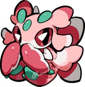 chibi chibi_only commentary_request full_body kawaanago lowres lurantis pink_eyes pokemon pokemon_(creature) pokemon_focus solo transparent_background twitter_username rating:g score:1 post #10174880