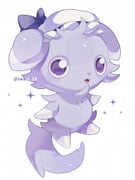 1other absurdres chibikemo colored_sclera commentary_request espurr full_body furry hat highres iwasi_29 looking_at_viewer open_mouth other_focus pokemon pokemon_(creature) purple_eyes purple_sclera smile solo tail twitter_username white_background rating:g score:3 post #10167311