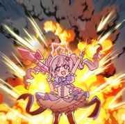 1girl :d ahoge arm_up backlighting bloomers blue_archive blush bow chinese_commentary commentary_request cute_weapon dress dress_bow drill_hair explosion explosion_background feet_out_of_frame frilled_dress frills gun hair_ornament halo highres holding holding_gun holding_weapon long_hair looking_at_viewer magical_girl miomio1568315 multicolored_hair multicolored_pantyhose official_alternate_costume official_alternate_hairstyle open_mouth pantyhose pink_bow pink_hair pointing pointing_up puffy_short_sleeves puffy_sleeves purple_bow purple_eyes purple_hair purple_pantyhose reisa_(blue_archive) reisa_(magical)_(blue_archive) rocket_launcher rpg-7 rpg_(weapon) short_sleeves smile solo standing star-shaped_pupils star_(symbol) star_hair_ornament star_halo striped_clothes striped_pantyhose symbol-shaped_pupils twin_drills twintails two-tone_hair two-tone_pantyhose v-shaped_eyebrows weapon white_bloomers white_dress white_pantyhose white_wrist_cuffs wing_hair_ornament wrist_cuffs rating:g score:9 post #10161737