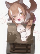 +_+ 1girl animal_ears blush brown_hair brown_sleeves brown_sweater extra_ears fur_collar gloves gradient_sleeves hair_between_eyes highres japanese_wolf_(kemono_friends) kemono_friends long_hair looking_at_viewer multicolored_hair open_mouth pink_skirt pleated_skirt sailor_collar sarutori school_uniform serafuku sidelocks skirt solo sweater tail temple two-tone_hair white_fur white_gloves white_hair white_sleeves wolf_ears wolf_girl wolf_tail yellow_eyes rating:g score:7 post #10082510