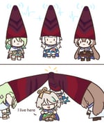 2koma 4girls :3 :d ^_^ absurdres bent_over bloodymoonia blue_cape blue_hair blunt_bangs brown_hair cape cecilia_immergreen ceres_fauna ceres_fauna_(1st_costume) chibi chibi_only closed_eyes comic commentary dress english_commentary english_text enigmatic_recollection full_body gawr_gura gawr_gura_(1st_costume) green_dress green_hair grey_hair hat highres hololive hololive_english mole mole_under_eye multicolored_hair multiple_girls nanashi_mumei nanashi_mumei_(1st_costume) pointy_hat red_hat scarlet_wand_hat simple_background smile streaked_hair virtual_youtuber white_background winding_key |_| rating:g score:55 post #8097524