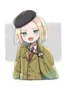 1boy axis_powers_hetalia beret black_hat blonde_hair border bow breast_pocket buttons cape chain collared_shirt green_cape green_eyes green_jacket grey_background hat jacket lapels long_sleeves looking_at_viewer male_focus ne0_kizuna_sub7 necktie open_mouth outside_border pocket poland_(hetalia) red_bow red_necktie shirt short_hair simple_background smile solo upper_body white_border white_bow white_shirt rating:g score:0 post #10174554