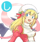 1girl blonde_hair blue_eyes blush breasts commentary_request cross cross_necklace demon_wings detached_wings dress flower grey_wings hat hat_flower hat_ornament high_priest_(ragnarok_online) jewelry juliet_sleeves leaf_hat_ornament long_hair long_sleeves looking_at_viewer medium_breasts nama_mana necklace open_mouth pink_dress pink_flower puffy_sleeves ragnarok_online sash simple_background smile solo tam_(ragnarok_online) two-tone_dress upper_body white_background white_dress white_hat white_sash wings rating:g score:0 post #10175721