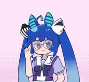 1girl @_@ adjusting_eyewear ahoge animal_ears bespectacled blue_eyes blue_hair blush closed_mouth glasses gradient_hair highres horse_ears horse_girl long_hair looking_at_viewer multicolored_hair pink_eyes red-framed_eyewear round_eyewear school_uniform short_sleeves smile solo sorairo_meronpan tracen_school_uniform twin_turbo_(umamusume) twintails umamusume upper_body rating:g score:5 post #10174251