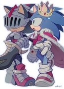 2boys :o animal_nose armored_boots arondight_(sonic) artist_name black_fur blue_fur boots cape crown feng_ft full_body fur-trimmed_cape fur_trim furry furry_male gauntlets gloves green_eyes hashtag-only_commentary hedgehog_boy helmet highres holding holding_sword holding_weapon lancelot_(sonic) looking_at_another male_focus multiple_boys open_mouth red_cape red_fur red_shoes shadow_the_hedgehog shoes short_tail simple_background single_gauntlet sonic_(series) sonic_and_the_black_knight sonic_the_hedgehog standing sword tail twitter_username two-tone_fur visor_(armor) weapon white_background white_gloves rating:g score:1 post #10167373