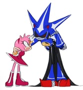 1boy 1girl amy_rose angry cheek_pinching colored_sclera dress furry furry_female gloves hand_on_own_hip hanibananeez height_difference highres humanoid_robot leaning_forward looking_at_viewer looking_to_the_side metal_sonic neo_metal_sonic open_mouth pinching red_dress red_eyes robot sonic_(series) sonic_heroes white_background rating:g score:7 post #9936522