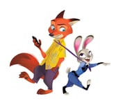 1boy 1girl :d animal_ears animal_feet animal_hands animal_nose aqua_eyes barefoot belt black_belt blue_pants blue_shirt body_fur closed_mouth clothes_grab collared_shirt fox_boy fox_ears fox_tail full_body furry furry_female furry_male hand_in_pocket height_difference highres holding judy_hopps knee_pads long_sleeves looking_at_another necktie necktie_grab neckwear_grab nick_wilde official_art open_mouth pants police police_uniform policewoman print_shirt purple_eyes purple_necktie rabbit_ears rabbit_girl rabbit_tail shirt short_sleeves simple_background smile standing standing_on_one_leg tail vivien_wu white_background yellow_shirt zootopia rating:g score:1 post #10016197