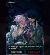 2girls artist_name black_background black_border black_choker black_dress black_flower black_gloves blue_jacket blue_skirt border buttons cesar_zebrah choker closed_eyes closed_mouth clothing_cutout collarbone collared_shirt dress dual_persona earrings empty_eyes english_commentary english_text evernight_(honkai:_star_rail) flower glitch gloves hair_between_eyes hair_flower hair_ornament hands_up highres holding holding_umbrella honkai:_star_rail honkai_(series) index_finger_raised jacket jewelry lapels leaning_on_person leaning_to_the_side long_hair long_sleeves looking_at_viewer low_twintails march_7th_(honkai:_star_rail) march_7th_(preservation)_(honkai:_star_rail) multiple_girls official_alternate_costume official_alternate_hairstyle open_mouth pink_hair pleated_skirt puffy_long_sleeves puffy_sleeves red_eyes selfcest shirt short_hair shoulder_cutout sidelocks simple_background single_bare_shoulder single_earring sitting skirt sleeping smile tied_jacket twintails two-tone_dress umbrella white_dress white_shirt yuri rating:g score:22 post #10164392