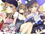 2girls :i ;d apron baseball_cap black_hat blue_eyes breasts brown_hair burger chibi cleavage closed_mouth collared_shirt commentary_request cosplay dirndl dress_shirt eating english_text feet_out_of_frame food frilled_jacket frills gambier_bay_(halloween)_(kancolle) gambier_bay_(kancolle) gambier_bay_(kancolle)_(cosplay) german_clothes grey_apron hair_between_eyes happy_birthday hat jacket kantai_collection kumano_(kancolle) kumano_kai_ni_(kancolle) medium_breasts multiple_girls multiple_views one_eye_closed open_mouth ponytail shared_speech_bubble shirt smile sparkle speech_bubble star_(symbol) suzuya_(kancolle) suzuya_kai_ni_(kancolle) teramoto_kaoru underbust white_hat white_shirt rating:s score:7 post #10122198