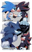 2boys bara biceps black_fur blue_fur character_name clenched_hands clenched_teeth closed_mouth english_commentary english_text furry furry_male gareki_sh grin heart hedgehog_boy highres kabedon looking_at_another male_focus multiple_boys multiple_views muscular muscular_male shadow_the_hedgehog smile sonic_(series) sonic_the_hedgehog sonic_the_werehog sonic_unleashed sweatdrop teeth werehog yaoi rating:g score:9 post #9456756