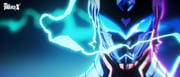 1other absurdres armor backlighting chinese_commentary close-up commentary_request copyright_logo e-soul_(to_be_hero_x) faceless facing_viewer glowing helmet highres lightning logo neon_lights official_art portrait solo to_be_hero to_be_hero_x rating:g score:2 post #10173267