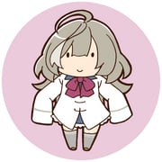 1girl ahoge arms_at_sides assault_lily asymmetrical_legwear blue_skirt bow brown_shoes chibi closed_mouth commentary_request full_body grey_hair grey_thighhighs hair_between_eyes herensuge_girls_academy_school_uniform jacket long_sleeves looking_at_viewer lowres masaki_itsuki miniskirt multicolored_hair oversized_clothes pink_background red_bow round_image sasaki_ran school_uniform shoes simple_background skirt sleeves_past_fingers sleeves_past_wrists smile solid_oval_eyes solo standing streaked_hair thighhighs transparent_background uneven_legwear white_jacket rating:g score:1 post #10173832
