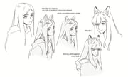 2girls animal_ears closed_mouth commentary_request fox_ears fujino_shizuru furrification furry furry_female furry_with_furry greyscale guri_gom hood hoodie korean_commentary korean_text kuga_natsuki monochrome multiple_girls my-hime smile snout translation_request rating:g score:0 post #10156406