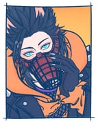 105zz 1boy animal_ears aqua_eyes black_gloves black_hair border claws dog_ears everyone final_fantasy final_fantasy_vii final_fantasy_vii_ever_crisis gloves hair_slicked_back hood hoodie jacket_over_hoodie looking_at_viewer male_focus muzzle_(mask) official_alternate_costume orange_background orange_hoodie sideburns solo spiked_jacket white_border zack_fair zack_fair_(black_hound) rating:g score:1 post #10173965
