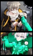 1boy 1girl 2koma caelus_(honkai:_star_rail) comic commission crack crying crying_with_eyes_open crystal debris firefly_(honkai:_star_rail) hand_grab highres hole honkai:_star_rail honkai_(series) imminent_death petrification ruins tearing_up tears trailblazer_(honkai:_star_rail) trash_can tyrnickleback rating:s score:1 post #10175663