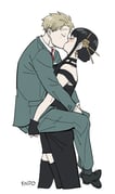 1boy 1girl artist_name black_boots black_dress black_hair black_shoes blonde_hair blush boots closed_eyes collared_shirt couple dress earrings findoworld flower gold_earrings gold_hairband green_jacket green_pants green_suit hair_flower hair_ornament hair_stick hairband hetero high-low_dress highres jacket jewelry long_hair necktie pants red_necktie shirt shoes short_hair sidelocks spy_x_family suit suit_jacket thigh_boots twilight_(spy_x_family) updo upper_body white_background white_shirt yor_briar rating:s score:2 post #10170644