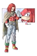 1boy abs absurdres beatlo_(rodrigo38658978) belt boots brown_belt brown_cloak cloak closed_mouth dragon_ball dragon_ball_z full_body furry_and_humanization gloves hand_up highres humanization instagram_username knuckles_the_echidna looking_at_viewer male_focus multiple_belts muscular muscular_male pants purple_eyes red_hair red_shirt shirt sonic_(series) tight_clothes tight_shirt toriyama_akira_(style) torn_cloak torn_clothes torn_pants white_gloves white_pants rating:g score:3 post #10155580