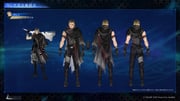 1boy absurdres arm_up bandaged_arm bandaged_leg bandages black_boots black_cloak black_gloves blonde_hair boots character_name cloak commentary_request final_fantasy final_fantasy_vii final_fantasy_vii_ever_crisis full_body glenn_lodbrok glenn_lodbrok_(desperado_mantle) gloves highres male_focus multiple_views official_alternate_costume official_art over_shoulder red_ribbon ribbon scar scar_across_eye scar_on_face short_hair square_enix weapon weapon_over_shoulder rating:g score:0 post #10143515