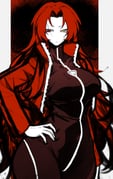 1girl absurdres black_bodysuit bodysuit breasts closed_mouth cowboy_shot gebura_(project_moon) hair_intakes hand_on_own_hip heterochromia highres large_breasts lobotomy_corporation long_hair looking_to_the_side project_moon red_eyes red_hair scar scar_across_eye scar_on_face shigezie solo very_long_hair yellow_eyes rating:g score:7 post #10175387
