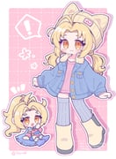 ! :3 animal_ear_headwear animal_ears antenna_hair beanie blonde_hair blue_boots blue_cape blue_coat blush boots border brown_eyes cape cat_ears chibi chibi_inset coat detached_sleeves dissidia_duellum_final_fantasy dissidia_final_fantasy dress final_fantasy final_fantasy_v full_body fur-trimmed_coat fur_trim grey_thighhighs grid_background hat highres krile_mayer_baldesion_(ff5) leotard long_hair low_twintails multiple_views official_alternate_costume open_mouth pink_background pink_dress pink_leotard pink_sleeves ponytail ribbed_thighhighs short_dress smile spoken_exclamation_mark thighhighs tkyuff twintails twitter_username white_border yellow_boots yellow_hat rating:g score:0 post #10173742
