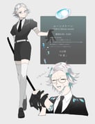 1boy :d ^_^ aiueo_ao1 alternate_universe aotsuki_eito black_jacket black_necktie black_shoes black_shorts blue_eyes closed_eyes collared_shirt commentary cracked_skin crystal_hair gem gem_uniform_(houseki_no_kuni) glasses gloves grey_background highres holding holding_own_arm holding_weapon houseki_no_kuni jacket looking_at_viewer male_focus moonstone_(gemstone) multiple_views necktie puffy_short_sleeves puffy_sleeves semi-rimless_eyewear severed_limb shirt shoes short_hair short_sleeves shorts simple_background smile the_hundred_line_-last_defense_academy- thighhighs translation_request weapon white_shirt white_thighhighs rating:s score:0 post #10091783