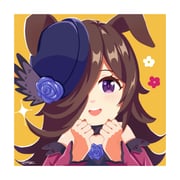 1girl absurdres animal_ears bare_shoulders blue_flower blue_hat blue_rose blush brown_hair diamond_(shape) dress fascinator flipped_hair flower fur_choker hair_over_one_eye hat hat_flower highres horse_ears horse_girl long_hair long_sleeves looking_at_viewer off-shoulder_dress off_shoulder open_mouth purple_eyes rahibizzz rice_shower_(rosy_dreams)_(umamusume) rice_shower_(umamusume) rose smile solo teeth tilted_headwear umamusume upper_body upper_teeth_only rating:g score:3 post #10175268