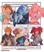 1other 3boys 4girls animal_ears animal_hands blue_eyes blue_hat blue_skin breasts brown_hair character_name chef_hat colored_skin cookie_run cookie_run:_kingdom crop_top drill_hair earrings english_text flower_earrings fried_egg furry furry_female furry_male genshin_impact glasses gloves goat_boy goat_ears goat_horns grey_shirt hat headphones highres horns humanization jester_cap jewelry kasane_teto kasane_teto_(sv) kris_(cooking_show)_(deltarune) kris_(dark_world)_(deltarune) kris_(deltarune) long_sleeves mararu mario_(series) mini_hat multiple_boys multiple_drawing_challenge multiple_girls navel nitroplus one_eye_closed open_mouth orange_hair paw_gloves pink_hair pink_horns ponytail princess_daisy puffy_long_sleeves puffy_sleeves ralsei ralsei_(cooking_show) red_eyes red_hair shadow_milk_cookie shirt six_fanarts_challenge smile super_sonico susie_(cooking_show)_(deltarune) susie_(dark_world)_(deltarune) susie_(deltarune) synthesizer_v tartaglia_(genshin_impact) twin_drills utau white_hair white_hat rating:g score:10 post #10001372