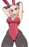 1girl animal_ear_hairband animal_ears armpits arms_behind_head arms_up black_pantyhose braid breasts commentary commission cowboy_shot detached_sleeves english_commentary fake_animal_ears hairband highres large_breasts leotard looking_at_viewer medium_hair oninuer original pantyhose pink_hair playboy_bunny rabbit_ear_hairband rabbit_ears red_hairband red_leotard simple_background smile solo strapless strapless_leotard sweat swept_bangs white_background rating:s score:5 post #10175050