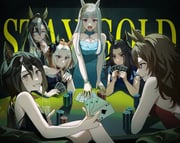 6+girls ahoge alternate_costume animal_ears bare_shoulders black_choker black_dress black_hair black_shirt blue_dress blue_eyes blunt_bangs blush bow bracelet breasts bridal_gauntlets brown_eyes brown_hair candy card choker cleavage closed_mouth commentary cup dream_journey_(umamusume) dress drinking_glass ear_bow ear_covers ear_ornament ear_ribbon english_commentary fenomeno_(umamusume) flipped_hair food glass glasses gold_ship_(umamusume) grey_hair grey_jacket hair_between_eyes hair_down hair_intakes highres himo_(user_rzgz5877) horse_ears horse_girl jacket jewelry large_breasts lollipop lollipop_in_mouth long_hair looking_at_viewer multicolored_hair multiple_girls nakayama_festa_(umamusume) open_mouth orange_hair orfevre_(umamusume) playing_card poker poker_chip poker_table ponytail purple_dress purple_eyes purple_hair red_dress royal_flush shirt short_sleeves single-shoulder_dress single_ear_cover sleeveless sleeveless_dress smile stay_gold_(umamusume) stay_gold_clan_(umamusume) straight_flush_(poker) streaked_hair table teeth umamusume white_hair wine_glass rating:s score:45 post #10098528