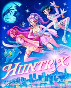 1990s_(style) 3girls animal bird black_hair blunt_bangs blush body_markings boots braid braided_ponytail brown_eyes cityscape commentary derpy_(kpop_demon_hunters) double_bun epaulettes full_body gat_(hat) group_name hair_bun halterneck hanavbara hanbok hat high_heel_boots high_heels highres holding holding_polearm holding_sword holding_weapon jinu_(kpop_demon_hunters) korean_clothes kpop_demon_hunters long_hair looking_ahead mira_(kpop_demon_hunters) moon multiple_girls night night_sky open_mouth pink_hair polearm pouch purple_hair retro_artstyle rumi_(kpop_demon_hunters) shadow sidelocks skirt sky smile star_(symbol) sussie_(kpop_demon_hunters) sword thigh_boots thigh_pouch tiger twintails twitter_username weapon whiskers wide_sleeves zoey_(kpop_demon_hunters) rating:g score:5 post #10138536